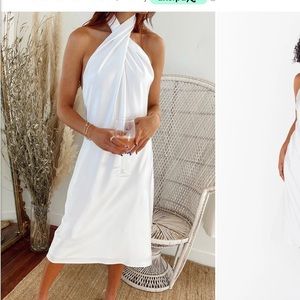 Show Me Your Mumu Jasmine Halter Midi Dress